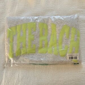 The Bach (The Bar) Gray Sweatshirt with Neon Yellow Lettering